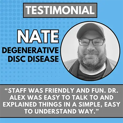 Chiropractic Wauwatosa WI Nate Testimonial